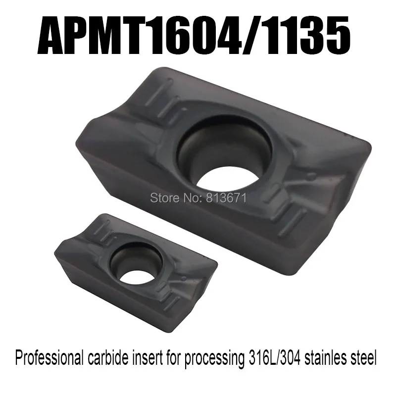 

APMT1604 APMT1135 Black plate Mill Lathe Tools Milling cutter blade Insert Cutting Tool Turning tool CNC Tools Processing Steel