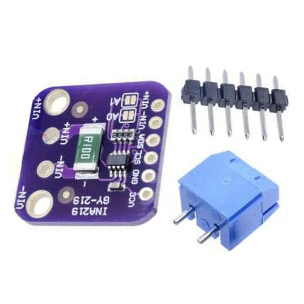 GY INA219 цифровой модуль датчика тока IEC высокой точности фиолетовый|Сумки и чехлы
