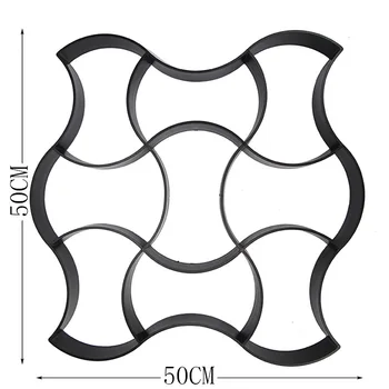 

Mold Garden Decoration Manually Paving Cement Brick Concrete Molds DIY Plastic Path Maker Mold Garden Stone Road