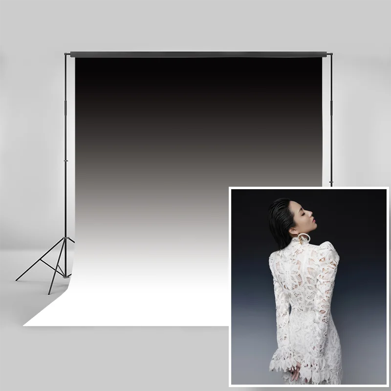 Solid Color Photography Background Solid Color Gradient Backdrop for Kids Adult Portrait Photographic Studio Photo Backgrounds