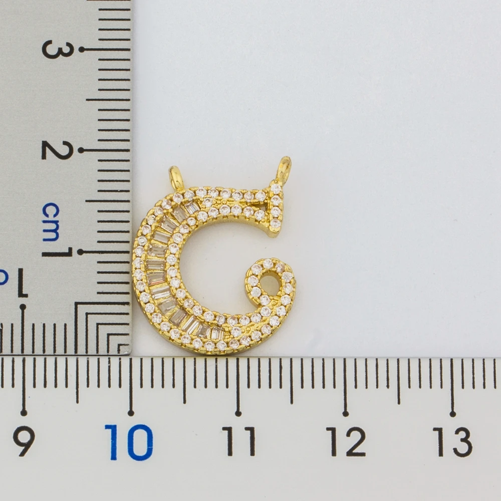 Luxury Gold Color A-Z 26 Letters Necklace CZ Pendant for Women Cute Initials Name Necklace Fashion Party Wedding Jewelry Gift - Image 2