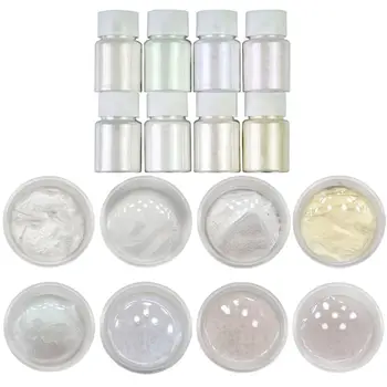 

8 Pcs/set Pearlescent Powder Handmade Jewelry Making Filling Material Crystal Mud Pigment DIY Epoxy Filler B85D