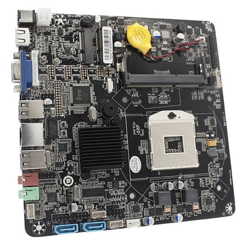 OPQ-HM55 PGA988 Настольный ПК материнская плата DDR3 SATA II Mini ITX для Мини хост/HTPC/рекламная
