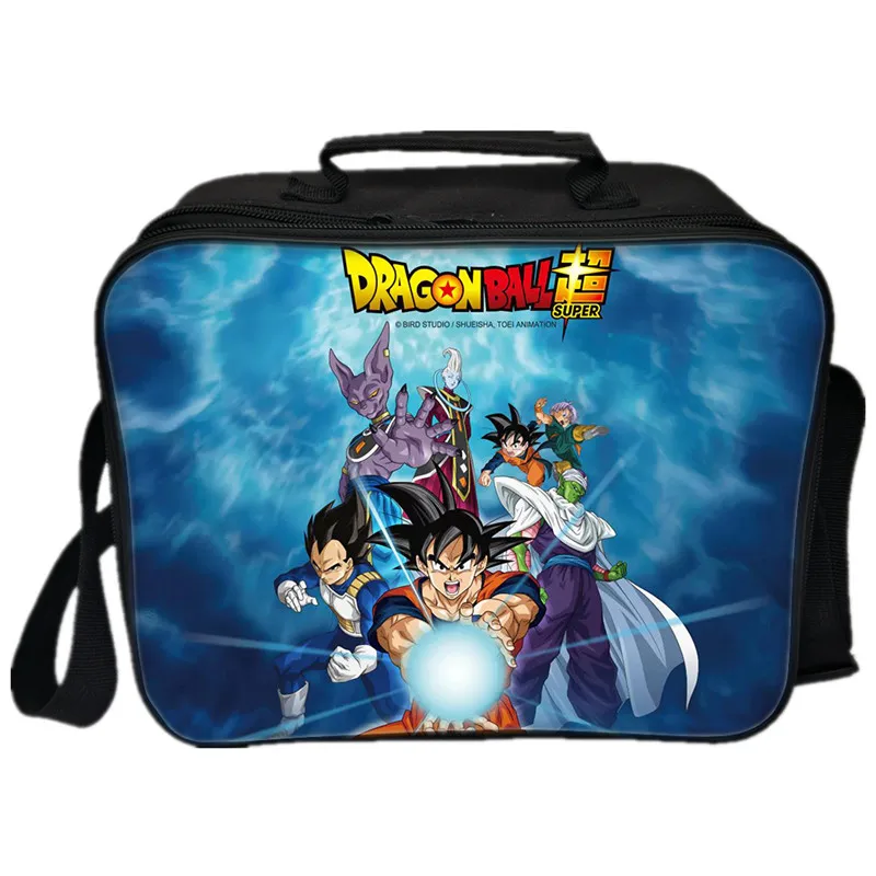 1 Студенческий работник Dragon Ball Z Супер Saiyan сумка для ланча Мужская и женская обувь для мальчиков и девочек сумка-холодильник изоляционная сумка модная сумка для ланча - Цвет: 1