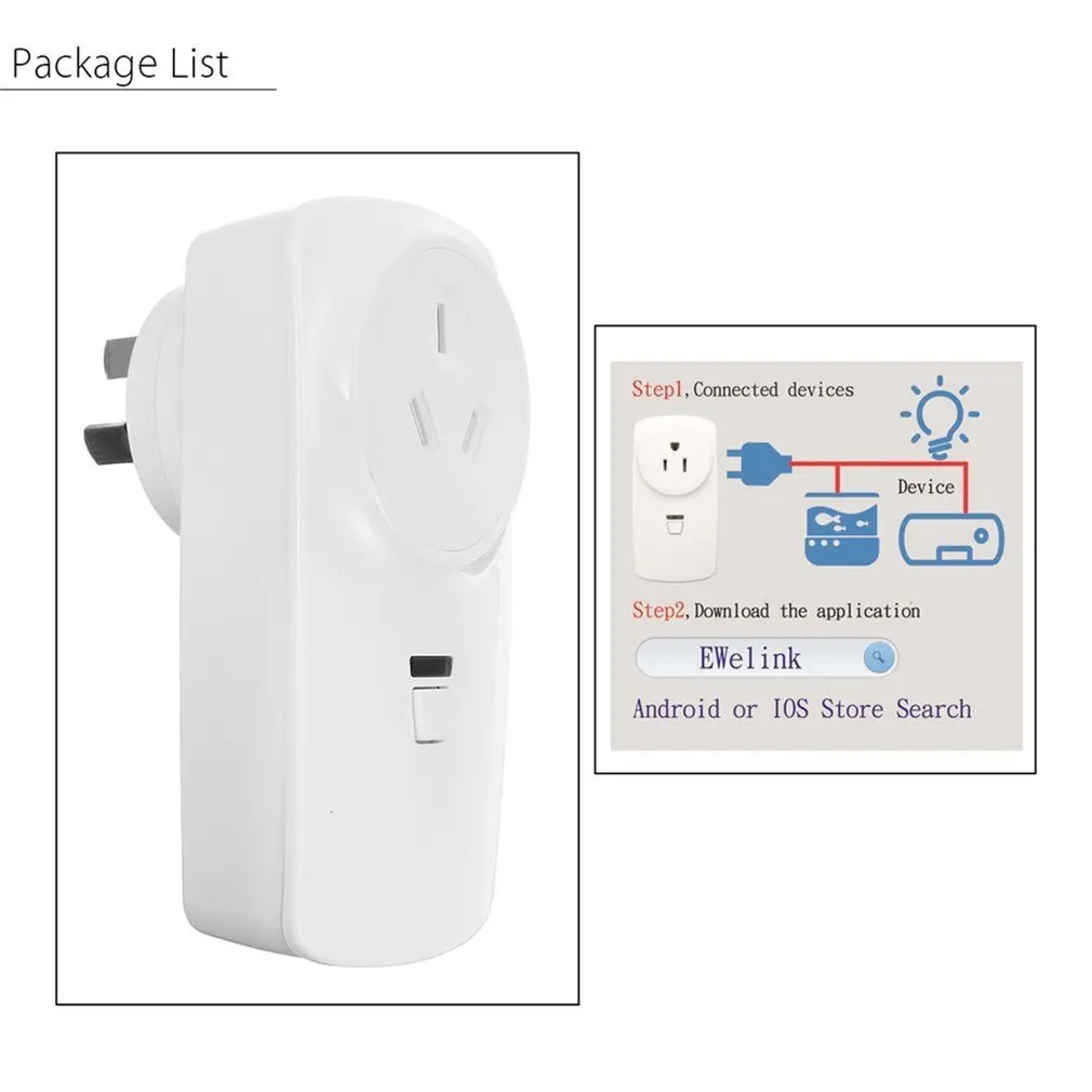 10A Wifi Smart AU Plug Беспроводная розетка дистанционное управление умная розетка телефон приложение управление Wifi умный дом выход таймер горячая распродажа