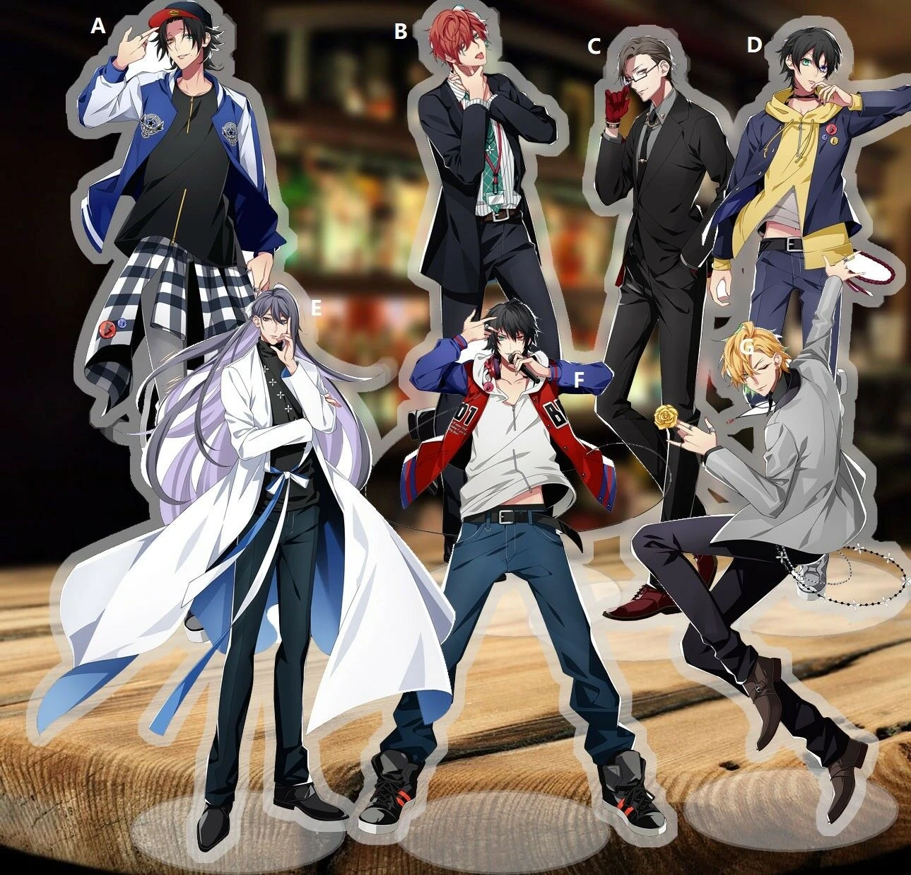 Hypnosis Mic Division Rap Battle Mad Trigger Crew Acrylic Stand Figure Display Costume Props Aliexpress