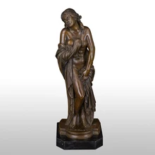 ATLIE бронзовая Современная сексуальная женская скульптура халат Belle Бронзовая статуя женская статуэтка для украшения спальни