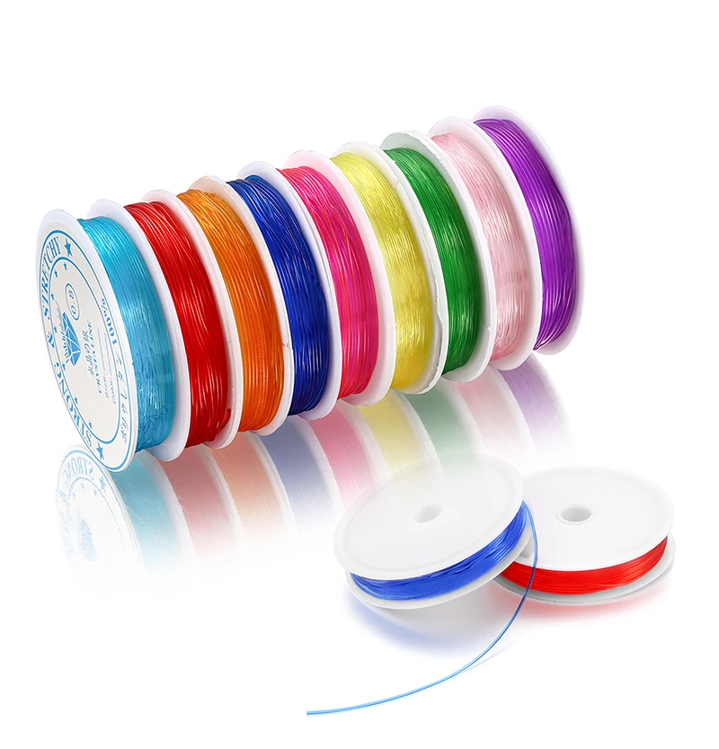 

1pcs Color Elastic Thread Beading Line Cord Thread String Stretch Wire For DIY Jewelry Making Finding Supplies Accessories