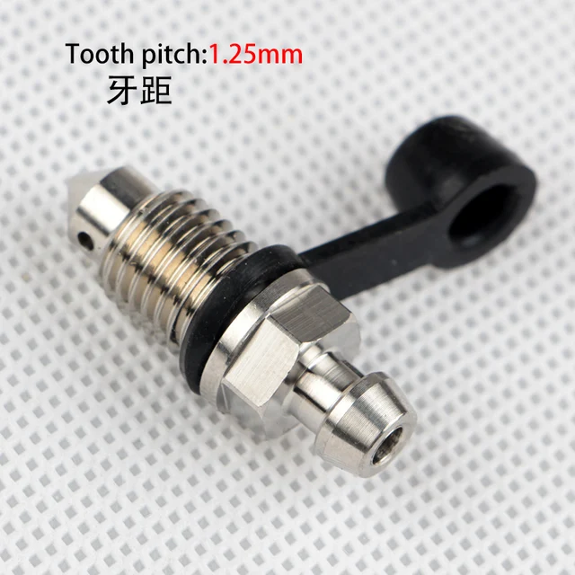 Viti Di Spurgo Banjo M10 X 1mm - 4 Pezzi Per Pinza Freno, Zincate, Con Tappo Antipolvere - Foto 11