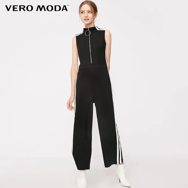 Женский черный комбинезон без рукавов Vero Moda весна-лето 319144503 | Женская одежда