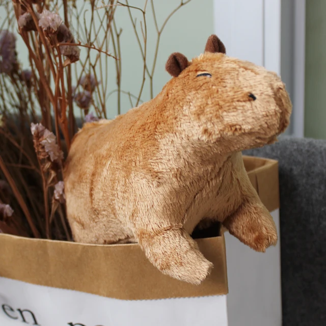 Simulation Animal Capybara Plush Toys Cute Capybara Plushie Dolls Stuffed Soft Animals Children Toys Kids Peluche Christmas Gift 3