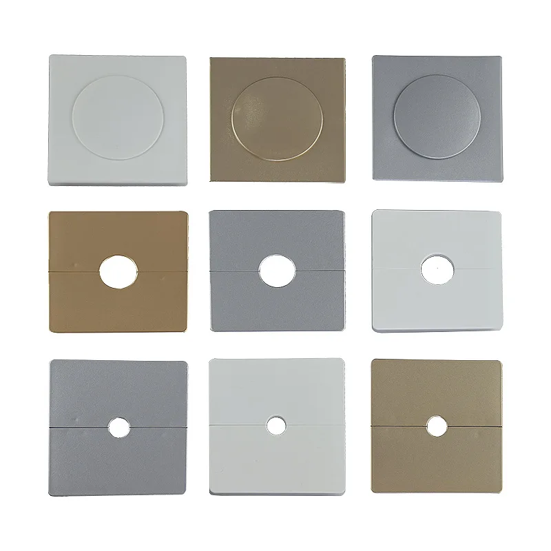 Plastic pipe Dust plugs wall Reserved hole cover Snap-on Panel Decor cap for Air-conditioning Cable Wire Outlet Port protector