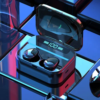 

Ture Wireless Headphones with 2200mAh Charging Box Touch Control TWS Bluetooth 5.0 Earphone HIFI Stereo Gaming Headset Earbuds