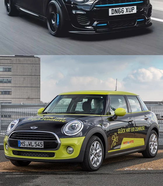 Mini F56 Klavier Glanz Schwarz Hintere Mitte Nebel Licht Abdeckung