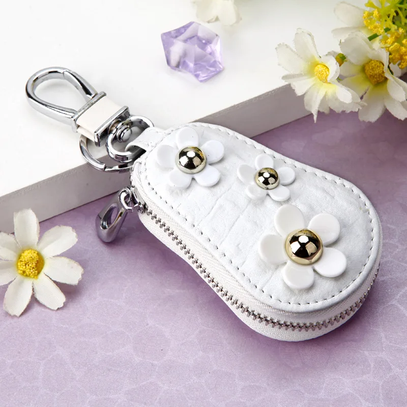 Style 11 Милый кожаный брелок для ключей Hello Kitty KT Cat на молнии - Цвет: Style 11
