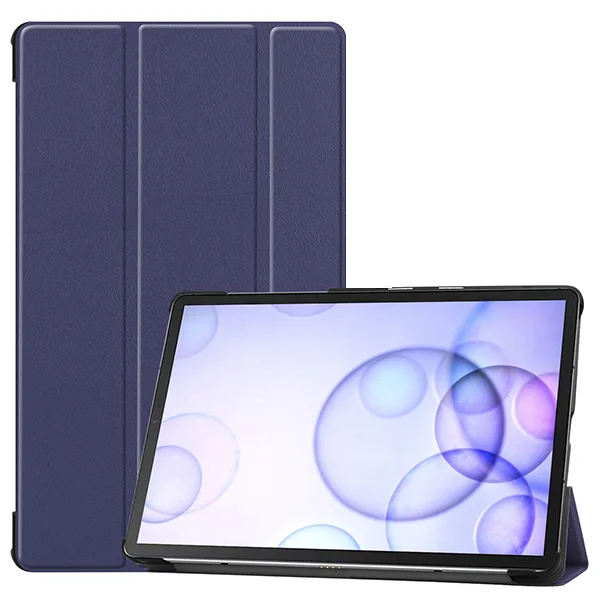 Ультратонкий чехол-книжка из искусственной кожи чехол-книжка для samsung Galaxy Tab S6 10,5 T860 T865 SM-T860 SM-T865 Tablet Auto Wake Sleep - Цвет: SM T865 KST DBU