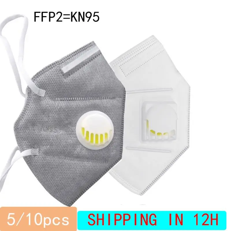 

5/10pcs In Stock Reusable N95 Respirator Mask CE Certification Face Protection Breathable Anti Dust KN95 Fpp3 FPP2 Masks Feature