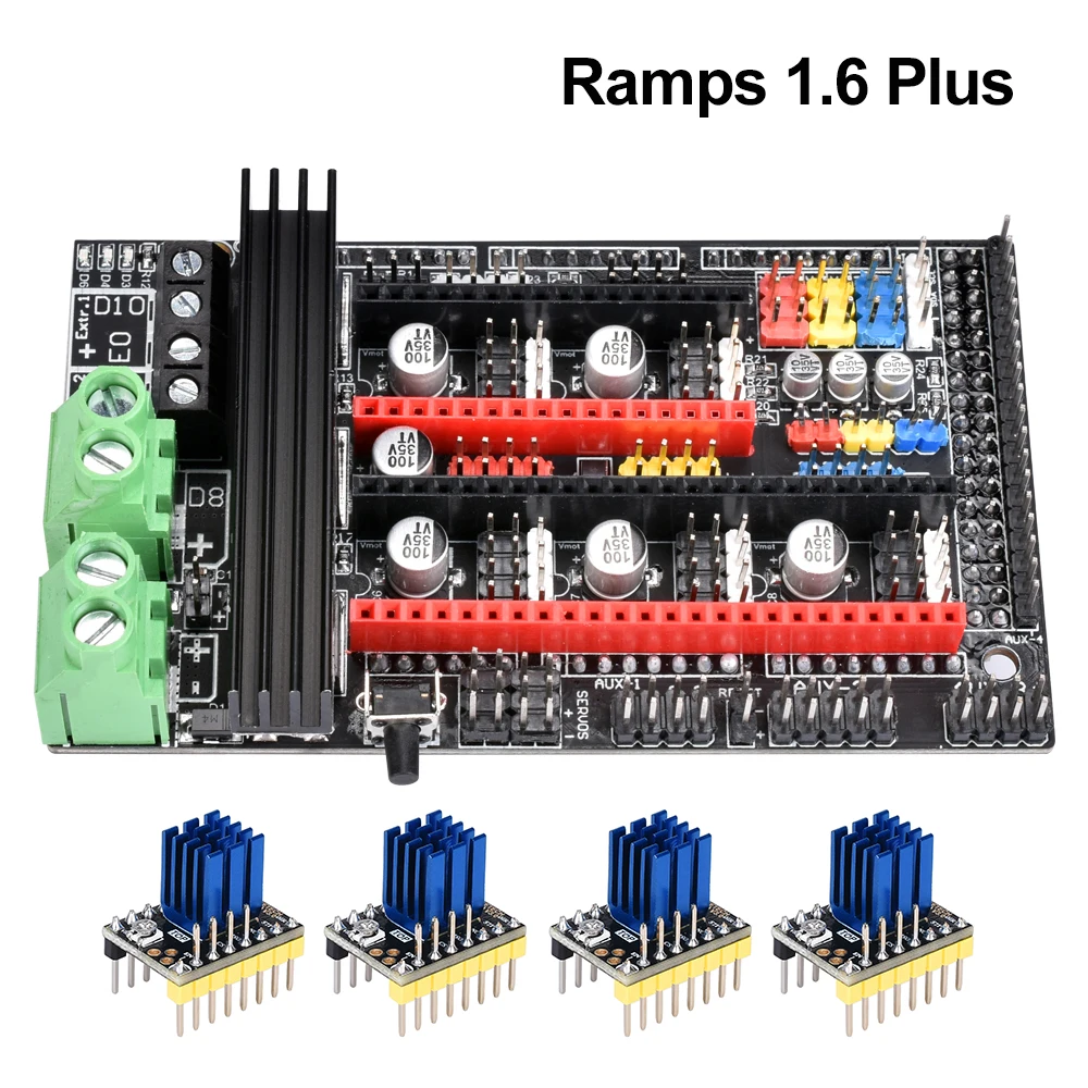 3d Printer Parts Ramps 1.6 Plus Board Upgrade Base On Ramps 1.4 Control
