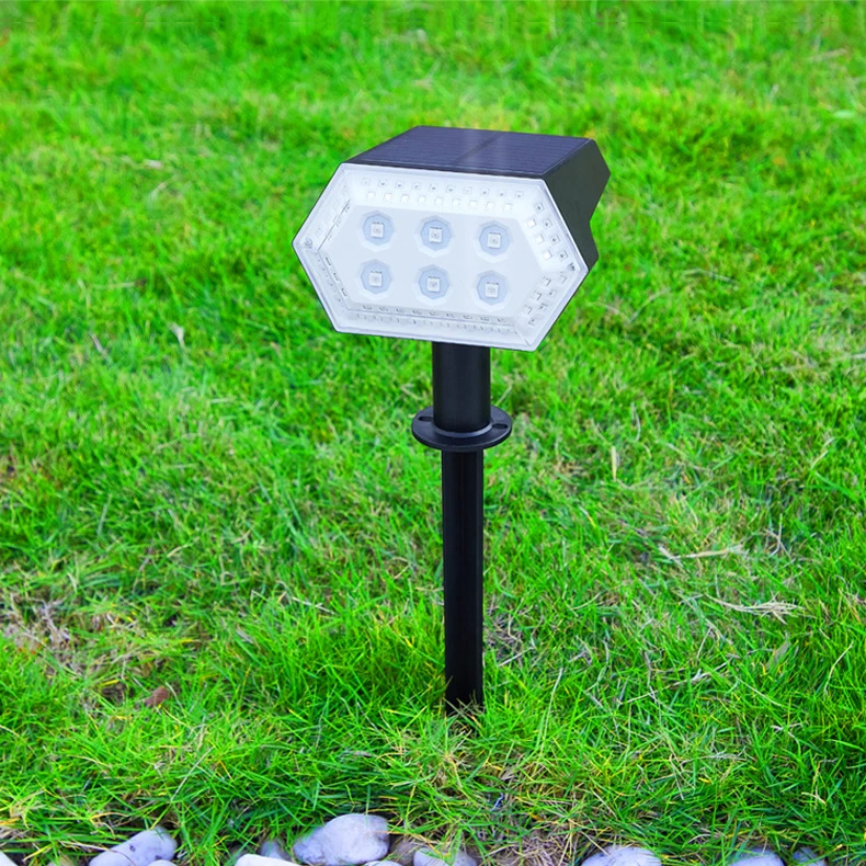 108 92 43LED Solar landscape spotlights outdoor waterproof Garden lamp for Yard street wall lights cool warm light 3 modes solar garden lanterns