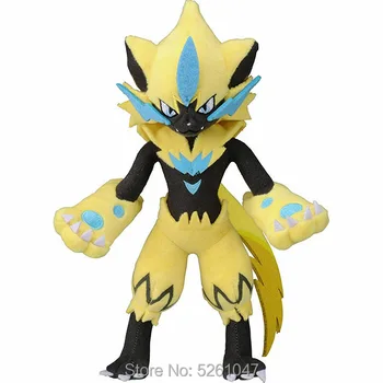 

Original Pocket Monster Zeraora Plush Doll Stuffed Toy Cute Alola Figure 24cm Kid Gift