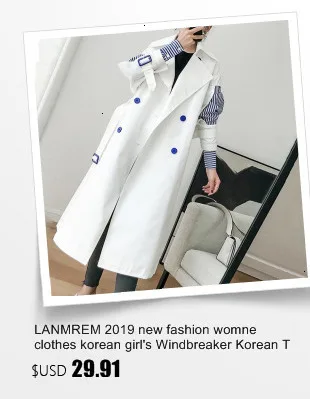 LANMREM модное осеннее двубортное Notech повседневное свободное Женское шерстяное пальто большого размера в зеленую клетку UA26406