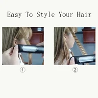 Corrugation Flat Iron Automatic Fluffy Hair Styler Professional Hair Crimper Curler Dry & Wet Use Ceramic Corrugated Irons Tool 4