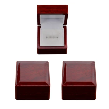 

3Pcs Wooden Jewelry Storage Box Case For Engagements /Proposal Rings