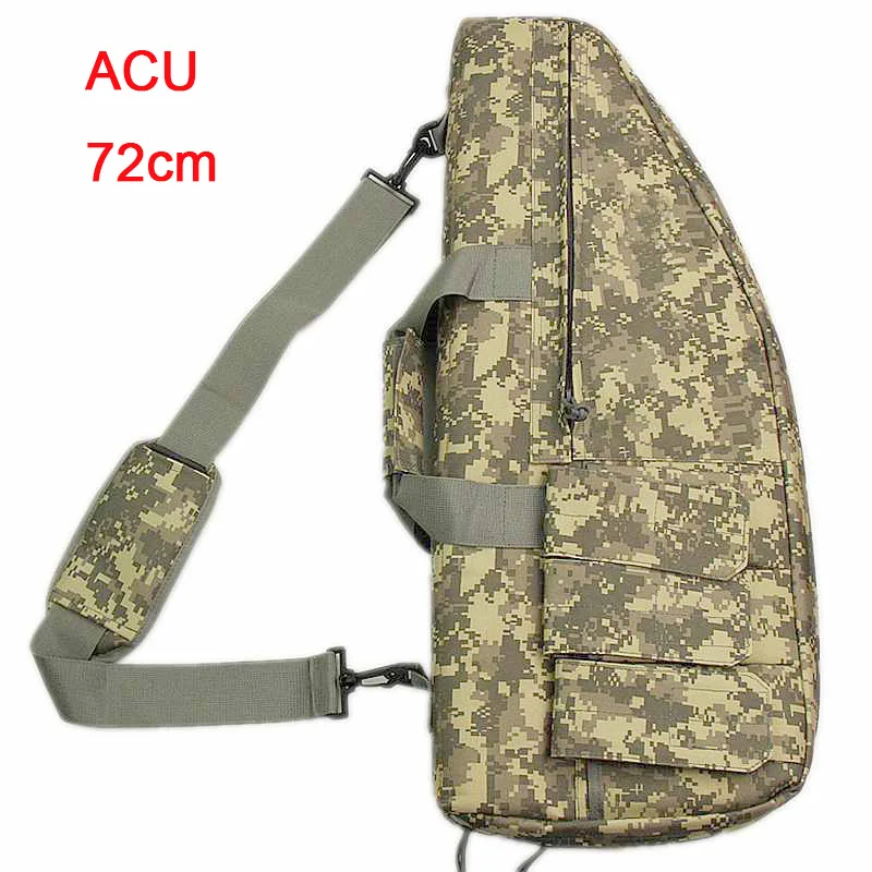 72cm ACU 72, 95, 120 см, сумка для оружия, чехол для страйкбола винтовки, сумка, рюкзак из вспененной резины, снайперский карабин, нейлоновые Наплечные сумки для стрельбы, аксессуары для охоты - Цвет: 72cm ACU