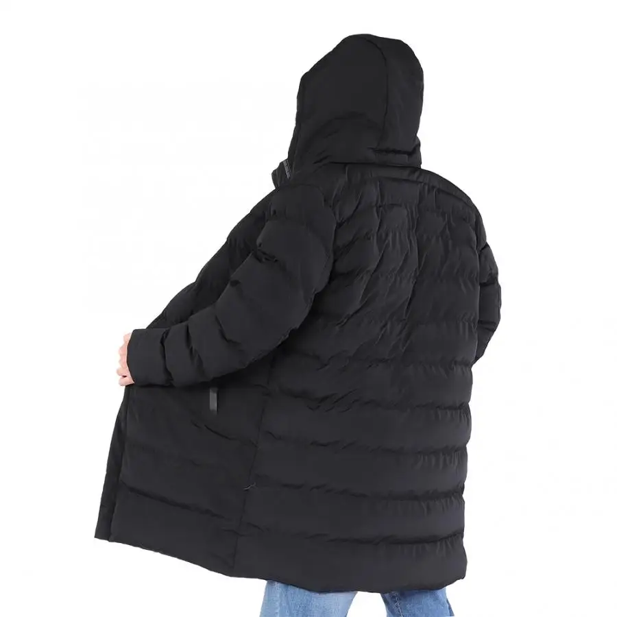 Мужская зимняя куртка с подогревом большого размера, пальто с электрическим подогревом, теплая утолщенная походная куртка, 4XL 6XL, мужская куртка для улицы
