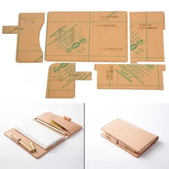 

Clear Acrylic Notebook Bag Diary Book Case Pattern Template Stencil Leather Craft Tool Leather Crafts Template