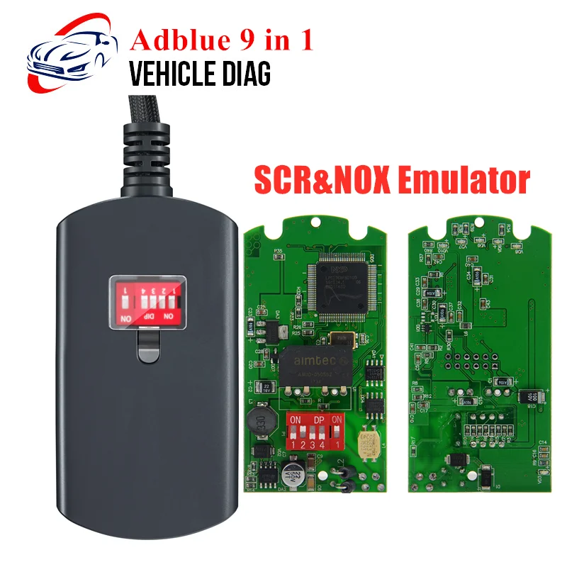 Эмулятор Adblue OBD2 9 в 1 для грузовика эмулятор SCR и NOX Ben/MAN/Scania/Iveco/DAF Volvo Cummins Renault |