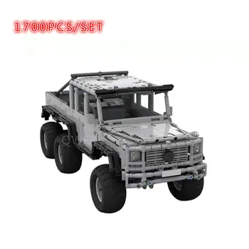 

RC Motor Power Function Mercedes G-class 6x6 Super Car MOC-19587 Technic Building Kit Block Brick Diy Toy Gift