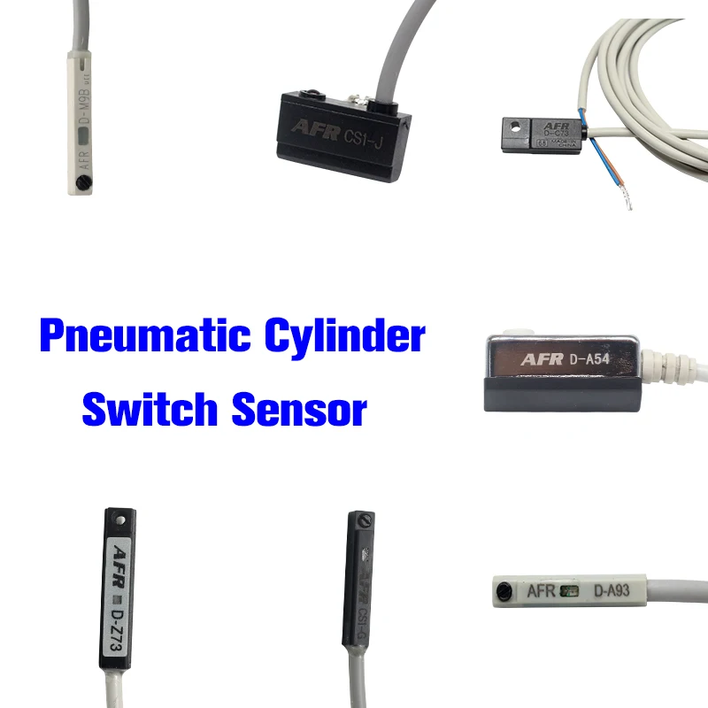 Pces Cilindro Pneumático Interruptor Reed Magnético Sensor D-a93 Z73 C73 A54 Cs1-g j Dms-h u f Smc Tamanho D-m9n D-m9nv D-m9pv M9bv 10 ar