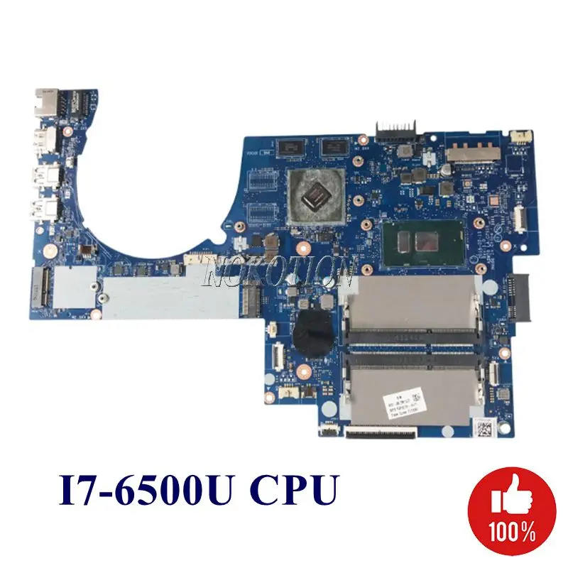 Материнская плата NOKOTION 829070-001 829070-601 для ноутбука hp ENVY 17-N ASW70 LA-C751P DDR3L I7-6500U cpu 940M GPU |