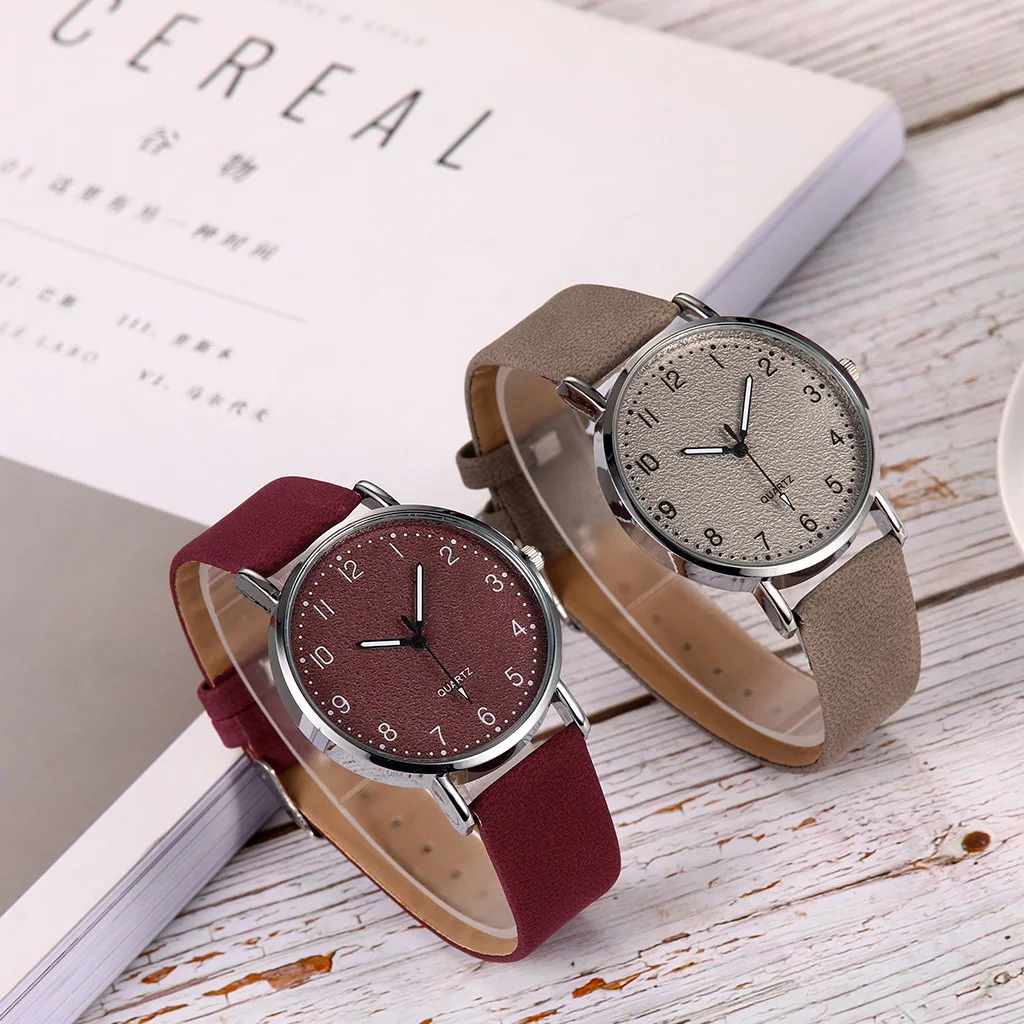 Женские часы reloj mujer, повседневные кварцевые часы с кожаным ремешком, Новые аналоговые наручные часы bayan kol saati