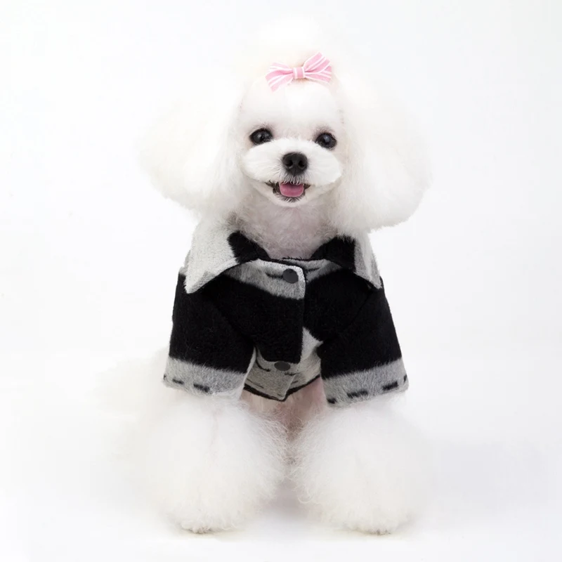 Winter Dog Jacket Puppy Dog Clothes Pet Outfits Dog Stars Printed Coat Chihuahua Poodle Bichon Pet Coat Clothing