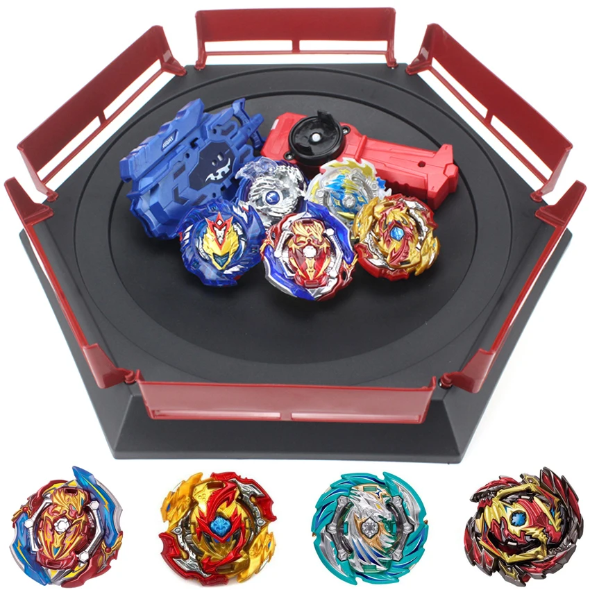 Набор игрушек Beyblade Burst TAKARA TOMY, бейблэйд Арена, бейблэйд, металлический сплав, 4D, с пусковым устройством, волчок, игрушки B150