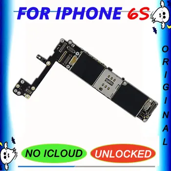 

Original Unlocked For iPhone 6S Motherboard 16g 32 64g 128g Logic board Mainboard Without Touch ID Test Good Working no icloud