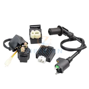 

Ignition coil 6Pin CDI voltage regulator solenoid for GY6 50cc 125cc 150cc ATV 4 stroke 139QMA 139QMB