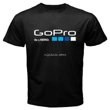 Мужская футболка Go Pro GoPro футболка шлем Hero3 HD Спортивная камера видео футболки европейские размеры-XXXL