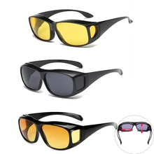 Черные, желтые, коричневые крутые очки для вождения автомобиля, очки ночного видения, защитные очки, солнцезащитные очки, очки ночного видения, очки для водителей, новинка