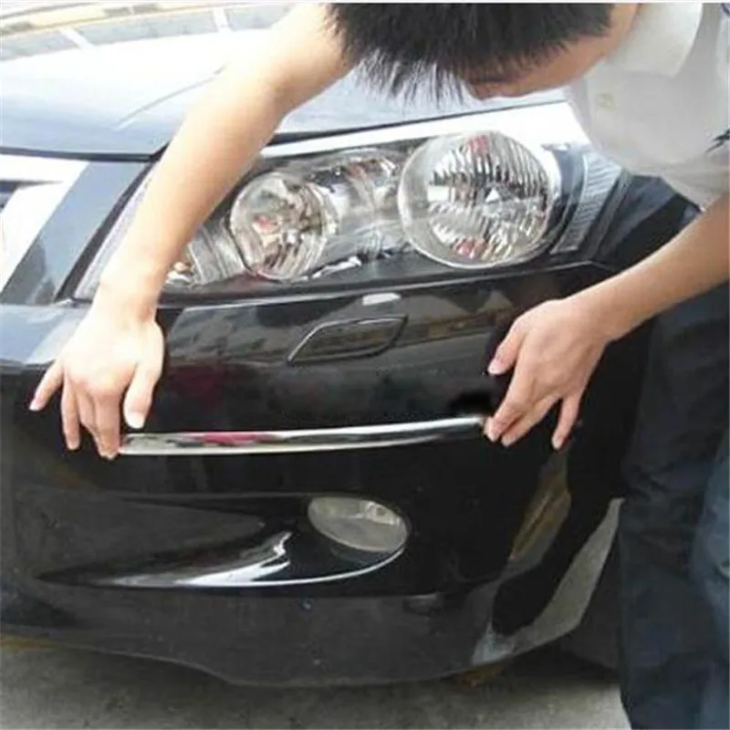 

4pcs Car SUV Edge Anti-Collision Strip Bumper Protector Protective Guard Bar Anti-Rubbing Scraping Bumper Crash Styling Moldings