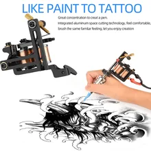 12 круг ручная обмотка черный железный туман баланс татуировки Высокое качество боди-арт татуировки для лица рука Новинка