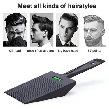 

Flat Top Wide Cutting Guide Dual Ended With Handle Slide Salon Leveling Hair Styling Comb Water Anti Hairdressing Tools Bar B0M4