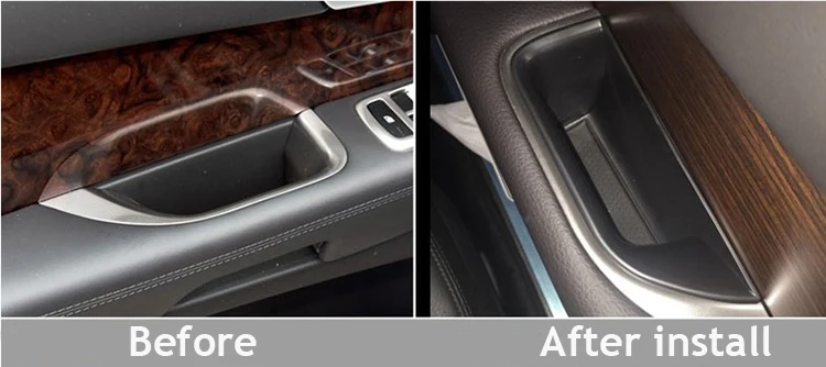 Для Jaguar XF 2008- XJL 2010- F-PACE f pace X761- Автомобильная Черная передняя задняя дверь коробка для хранения Контейнер держатель лоток