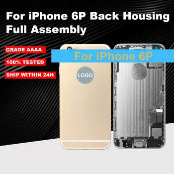 

100% Tested For iPhone 6 Plus Full Housing Assembly Back Cover Battery Door Chassis Frame with Flex Cable NO Vibracall and NO Wi