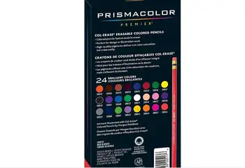 

24 color new comics and animation pencil oily pencil 3.8MM soft big core painting pencil lapis de cor Sanford Prismacolor pencil