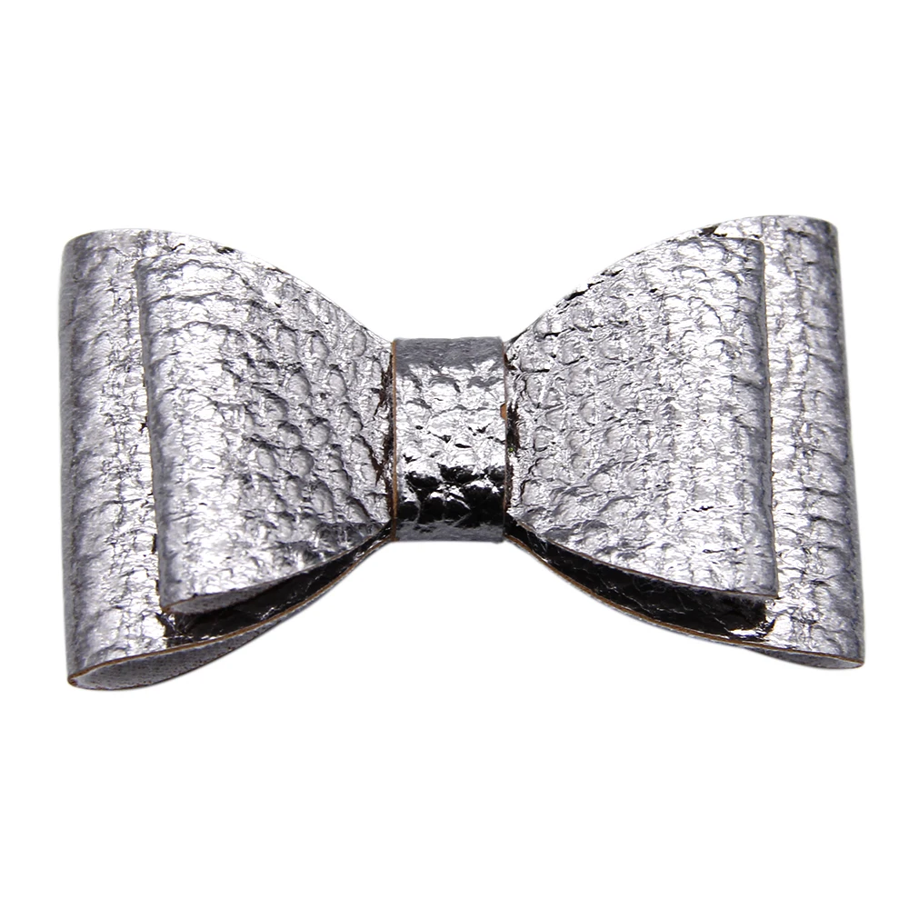 David Accessories кожаные туфли с бантом платье-пачка ручной работы, материалы Женские аксессуары для волос для девочек младенцев украшения своими руками, 5Yc2606 - Цвет: 67x40mm