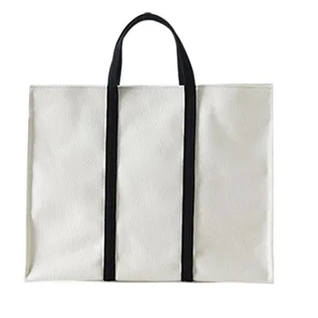 

Fashion Casual Clutch Bag Ladies Handbag Simple Canvas Reusable Shopping Bag Tote Bag