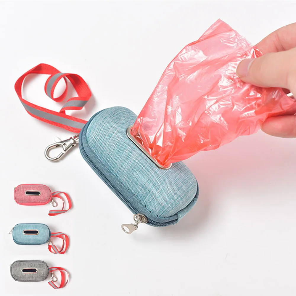 

Portable Pet Dog Poop Bag Dispenser Eco-Friendly Biodegradable Pick-Up Bags Dog Accessories Pet Cleaning Supplies Waste Bags